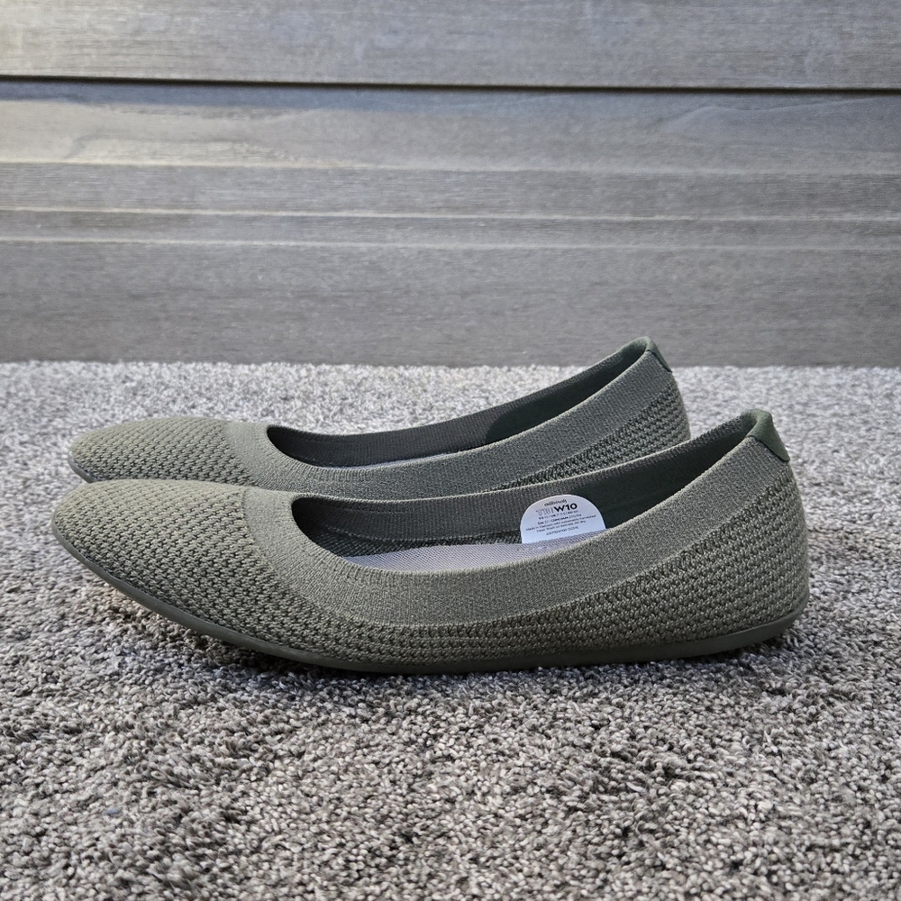 Allbirds Tree Breezer Women's Ballet Flats NEW size 8.5 in Rugged Green - Picture 7 of 10